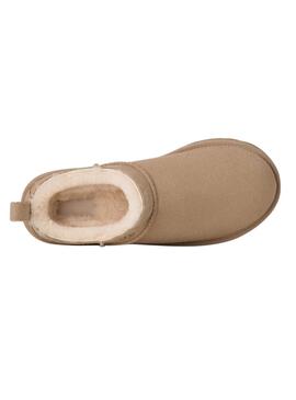 Bottes UGG Classic Micro beige pour femme