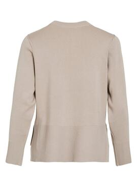 Maillot Vila Viostria beige pour femme
