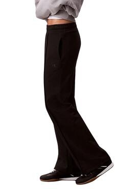 Jean Calvin Klein Jeans Archive Logo en terry francés negro para mujer