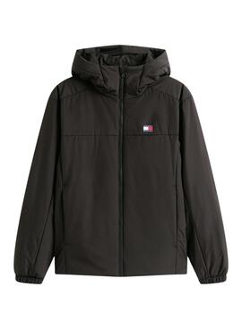 Anorak Tommy Jeans Poly negro pour homme