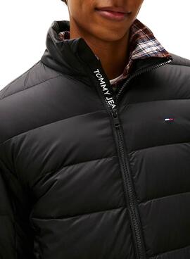 Veste Tommy Jeans ultra-légère noire pour homme