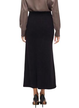 Jupe Vila Viril noire pour femme