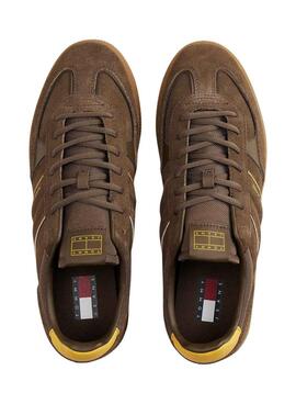 Chaussures Tommy Jeans The Greenwich marron pour hommes.