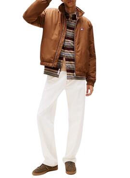 Chaussures Tommy Jeans The Greenwich marron pour hommes.