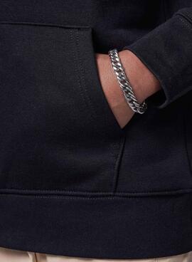 Sweat à capuche Jordan Brooklyn Fleece noir pour enfant