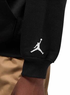 Sweat à capuche Jordan Air Has Landed noir pour enfant