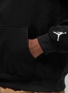 Sweat à capuche Jordan Air Has Landed noir pour enfant