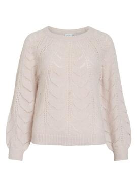 Maillot Vila Tuli beige pour femme