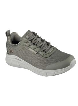 Chaussures Skechers Bobs Flex Waterproof vertes pour femme