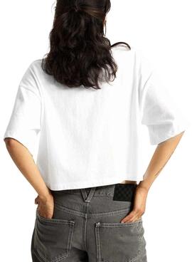 T-shirt Vans Rhythm blanc pour femme