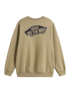 Sweat à capuche Vans Style 76 beige pour homme