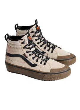 Chaussures Vans Sk8-Hi Waterproof blanches pour hommes