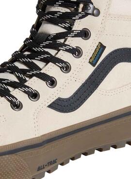 Chaussures Vans Sk8-Hi Waterproof blanches pour hommes