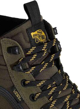 Chaussures Vans Sk8-Hi Waterproof vertes pour homme