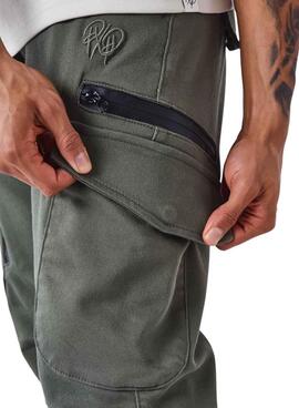Pantalon cargo Project x Paris vert pour homme