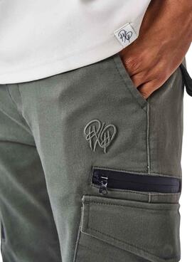 Pantalon cargo Project x Paris vert pour homme