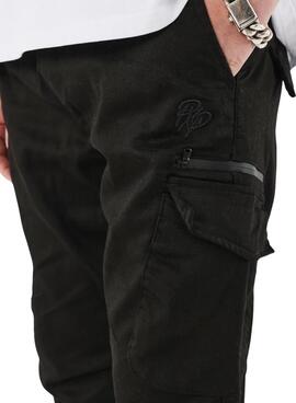 Pantalon cargo Project x Paris noir pour homme.