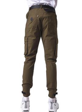 Pantalon Project X Paris cargo vert pour homme