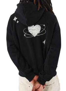 Sweatshirt Project x Paris Heart noire pour homme