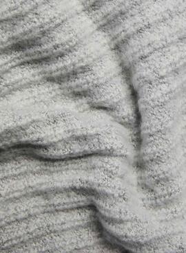 Écharpe Pieces Pyron gris pour femme