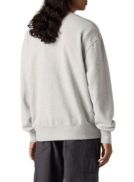 Sweat à capuche Levis Premium graphique gris pour homme