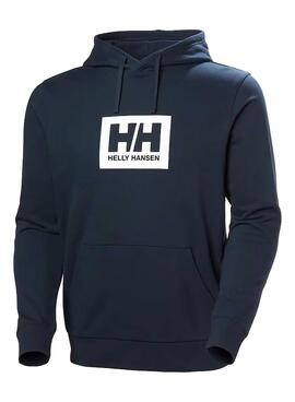 Sweat à capuche Helly Hansen HH Box bleu marine pour homme
