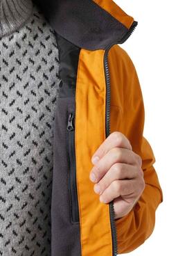 Veste Helly Hansen Crew Midlayer orange pour homme