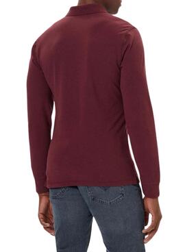 Polo Levis Housemark grenat pour homme