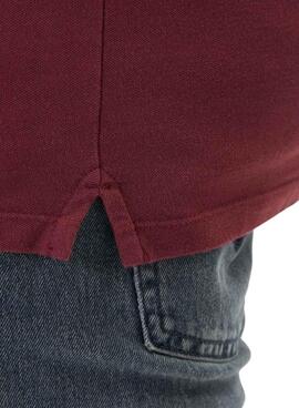 Polo Levis Housemark grenat pour homme