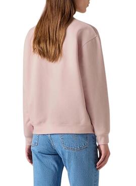 Sweat à capuche Levi's Everyday rose pour femme