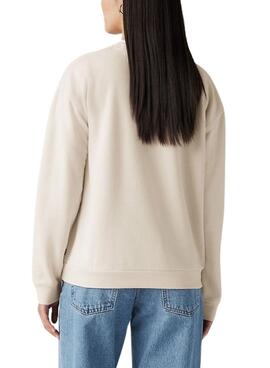Sweat Levis Everyday beige pour femme