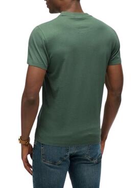 T-shirt Superdry Essential Logo vert pour homme