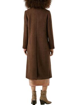 Manteau Pepe Jeans Taylor marron pour femme