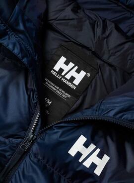 Veste matelassée Helly Hansen bleue marine pour homme.