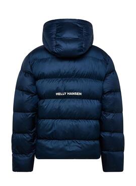 Veste matelassée Helly Hansen bleue marine pour homme.