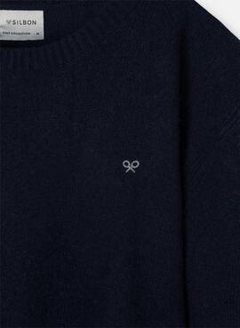Maillot Silbon Warm bleu marine pour homme