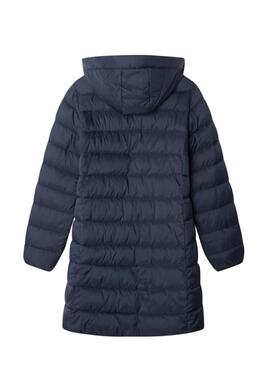 Manteau matelassé bleu marine Pepe Jeans pour fille