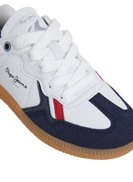 Sneakers Pepe Jeans Ball One blanc pour garçon