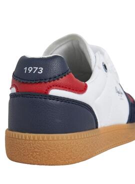 Sneakers Pepe Jeans Ball One blanc pour garçon