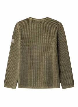 Maillot Pepe Jeans Talton vert pour enfant