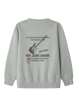 Sweat-shirt Pepe Jeans Gyo gris pour garçon