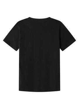 T-shirt Pepe Jeans New Art noir pour garçon