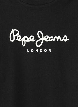T-shirt Pepe Jeans New Art noir pour garçon