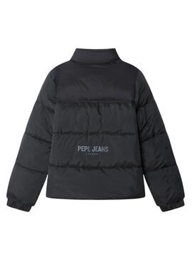 Veste matelassée Pepe Jeans Cash noire pour garçon