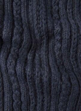 Écharpe Pepe Jeans Skyler bleu marine pour fille