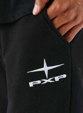 Proyecto Jogger x Paris en negro de algodón para hombre.