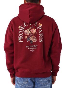 Sweatshirt Project x Paris Roses rouge pour homme
