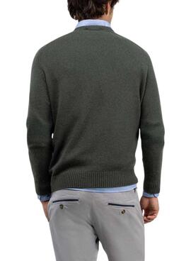 Maillot El Ganso laine mérinos vert pour homme