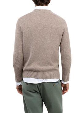 Maillot El Ganso laine mérinos beige pour homme