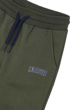 Survêtement Mayoral trois pièces vert et bleu marine pour garçon